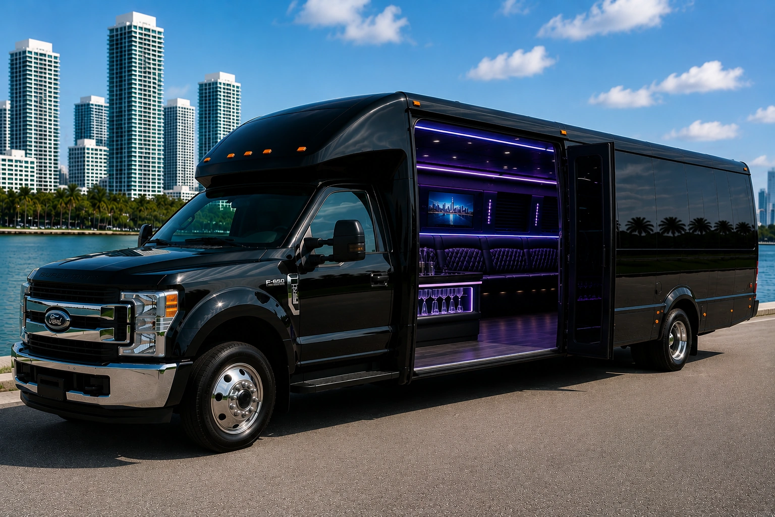 BlackRide 30 Passenger Party Bus